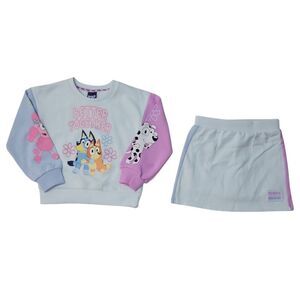 Character Toddler Girls 2-Piece Soft French Terry Set - Bluey